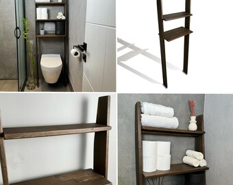 VEVOR Badkamerplank toilet met 3 niveaus ruimtebesparend