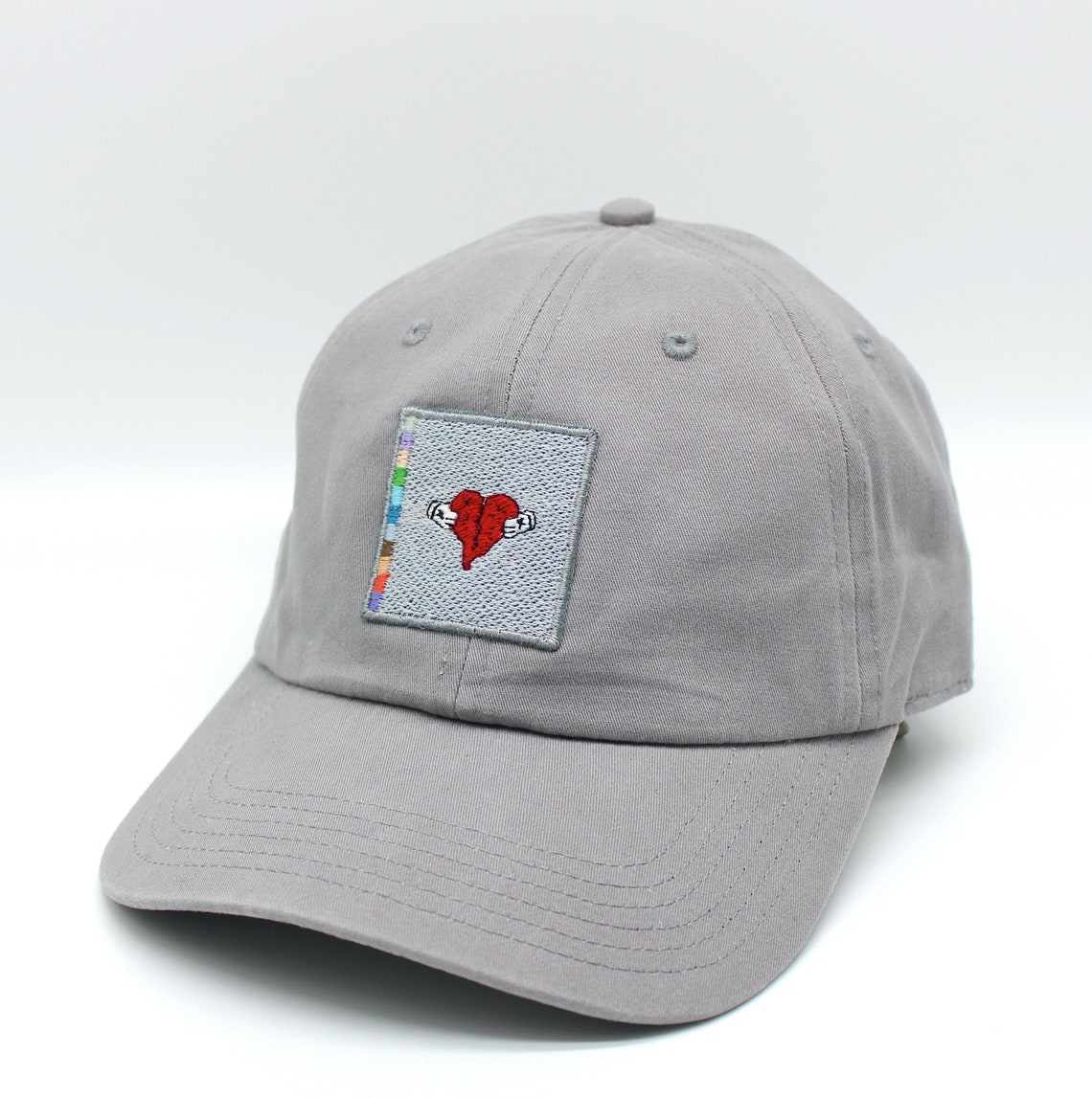 808s & Heartbreak Embroidered Patchwork Art Hat | Etsy