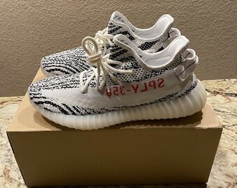 custom zebra yeezy