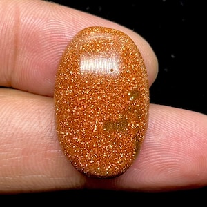 Brown Goldstone Gemstone Cabochon Rare Quality 100% Natural Brown Goldstone Cabochon Jewelry Making Oval Shape 27X17X8MM 30.15 Carat