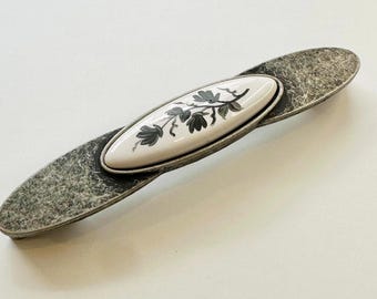 Möbelgriff, Schrankgriff, Schubladengriff, Möbelknopf, Knauf, Griffe antik, handbemalt, A-128mm bis 160mm