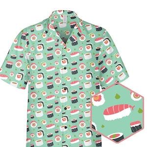 Sushi Hawaiian Shirt: Japanese Foodie Button Up