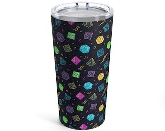 DnD Tumbler: 20oz Stainless Steel Dungeons and Dragons Mug