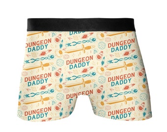 Dungeon Daddy Boxer Briefs: D&D Gift