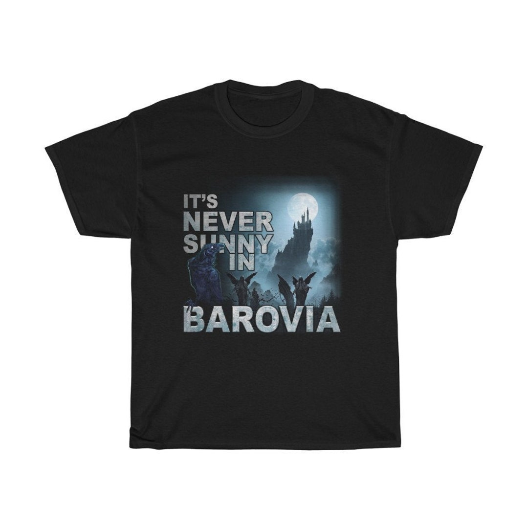 it's never sunny in barovia shirt