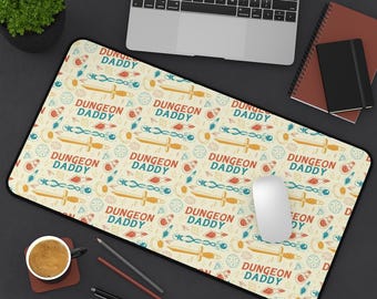Dungeon Daddy Desk Mat: DnD Gaming Mouse Pad