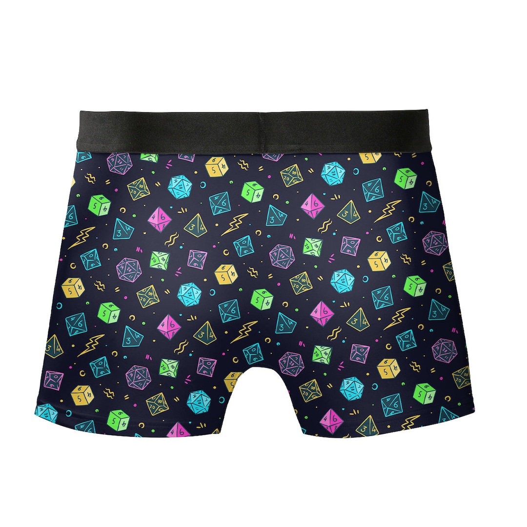 Dungeons and Dragons Boxer Briefs, Dungeon Master Gift, Dnd Gift, Dnd