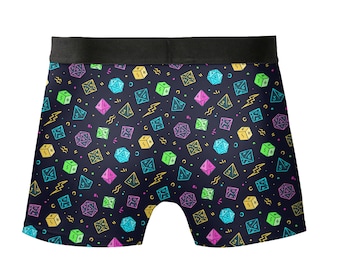 Dungeons and Dragons Boxer Briefs, dungeon master gift, dnd gift, dnd boxer, dungeons and dragons gift