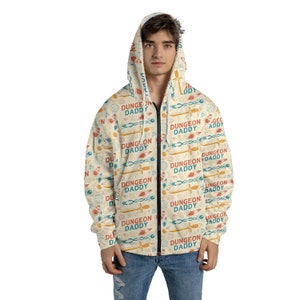 Dungeon daddy fleece hoodie dungeons and dragons hoodie dnd hoodie dnd shirt dungeon and dragon shirt dungeon master hoodie [SUPER WARM]