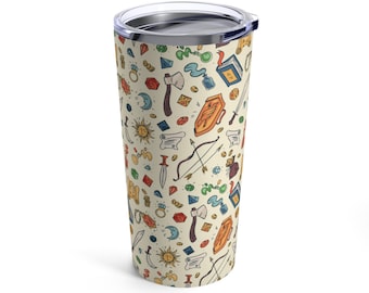 Dungeons and Dragons Tumbler: 20oz Stainless Steel DnD Gift