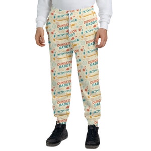 Dungeon Daddy Hose, Dungeon Daddy Hose, DnD Themen Hose, DnD Jogginghose, Dungeons and Dragons Hose, Dungeon Master Hose