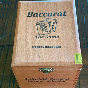 Baccarat Rothschild Cigar Box