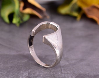 Sterling Silver Horseshoe Ring: Dainty Good Luck Ring
