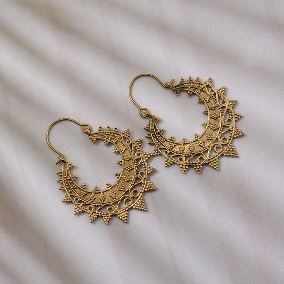 ピアス [BLACKMUSE] Antique craft hoops Earrings Amazon.com: Sttiafay Vintage Zebra Print Hoop Earrings