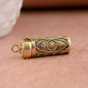poison pendent -gold plated poison pendent ,unique poison pendent, secret message pendent, poison pendent, pill box pendent, Gift For her