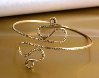 Manchette serpent, brassard serpent, brassard, bracelet, brassard, cadeau pour elle