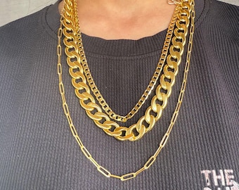 Designer Brass Chain: Antique Style Pendant Jewelry