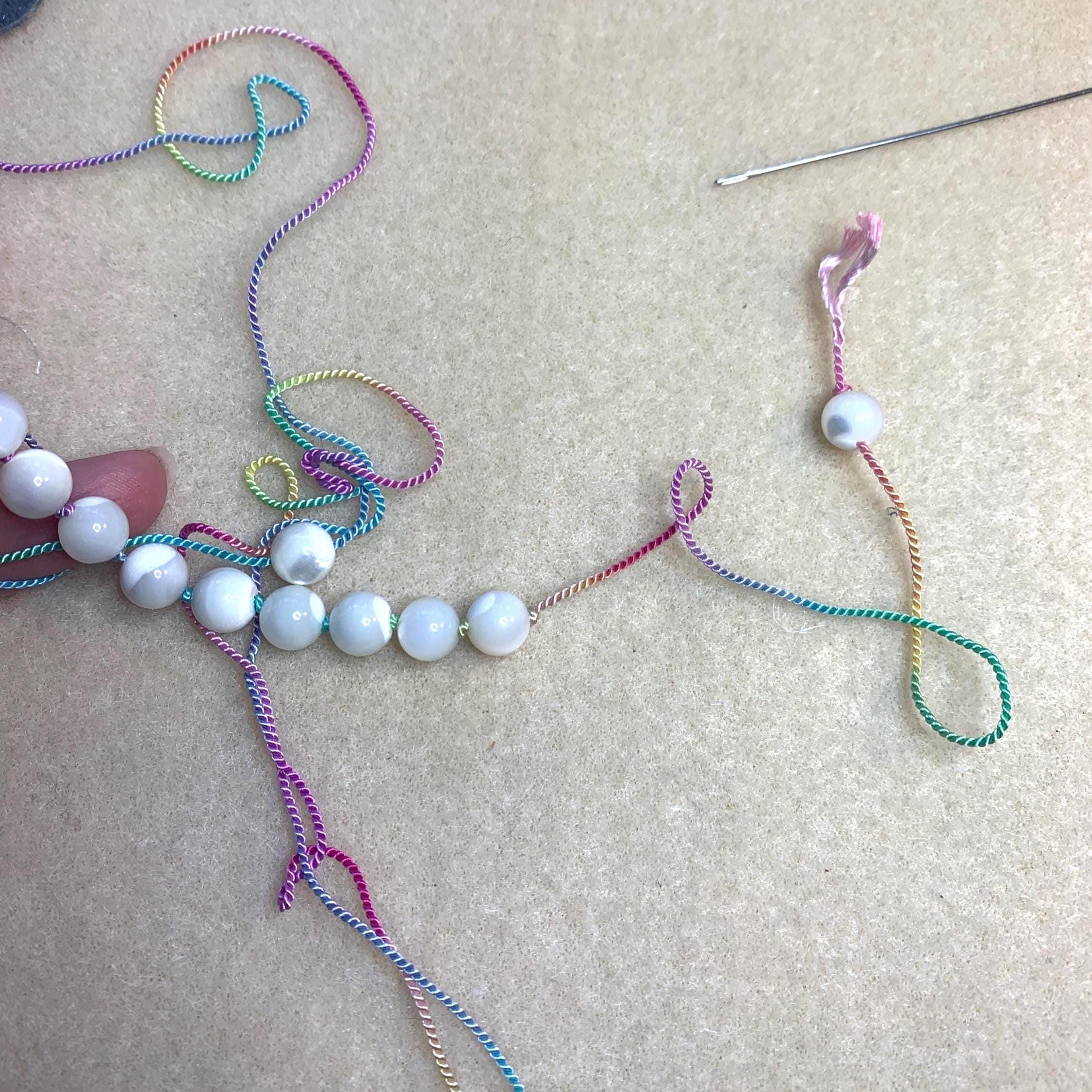 Gold String Pearls UK