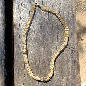 Citrine gemstone choker - quality citrine beaded necklace - beaded necklace - 14k gold choker - party jewellery - gift for her