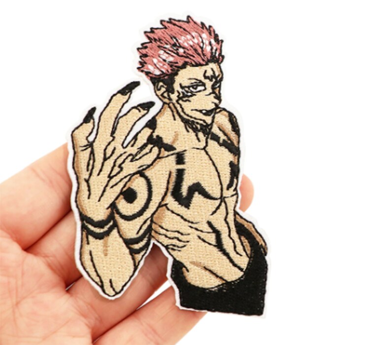 Jujutsu Kaisen Sukuna Iron on Patch Animeetc Etsy Canada