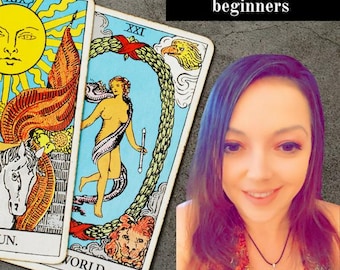 Tarot for Beginners Workshop: Intuitive Card Reading (Digital Class + PDF Cheat Sheets