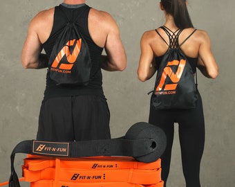 Ultimate Home Workout Bands 5 Resistance Bands & Free Door Anchor Set
