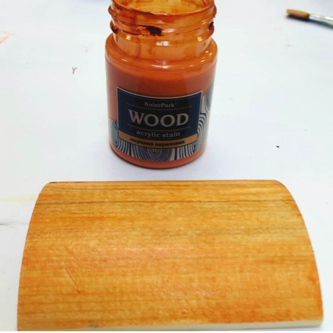 Wood acrylic stain AQUA KolerPark Oregon / More Etsy