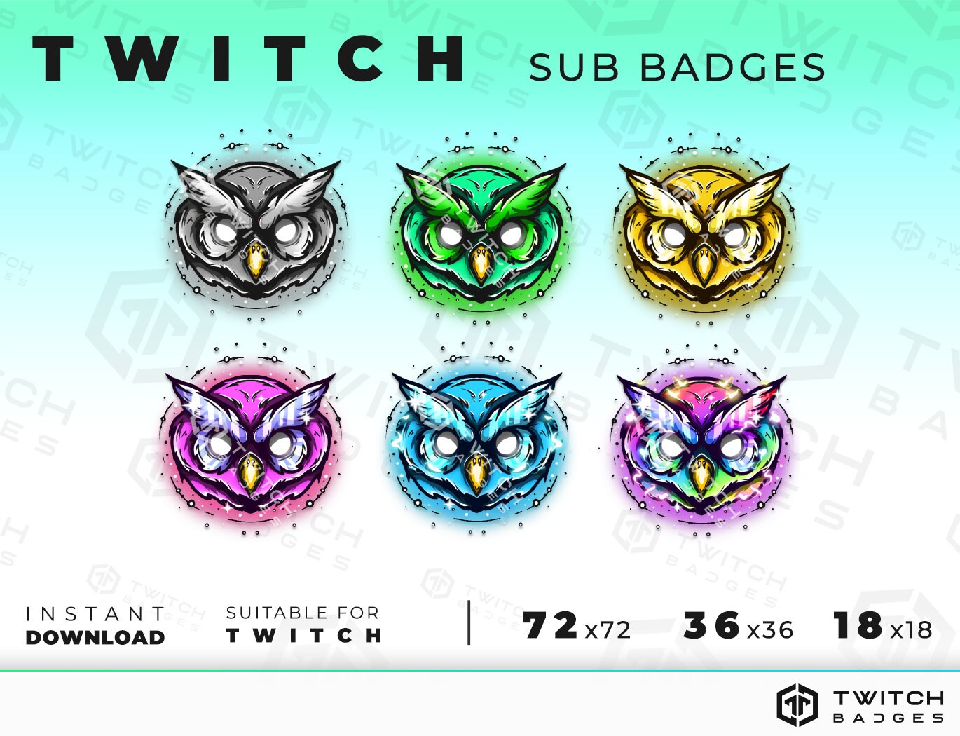 Draw sub badges , bit badges , emotes for twitch , discord emoji ,   by Pro_graphics_99