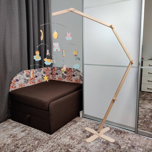 crib to floor mobile