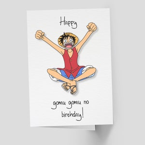 Buy Anime Inspired Birthday Card DS Birthday Card Anime Online in India -   in 2023