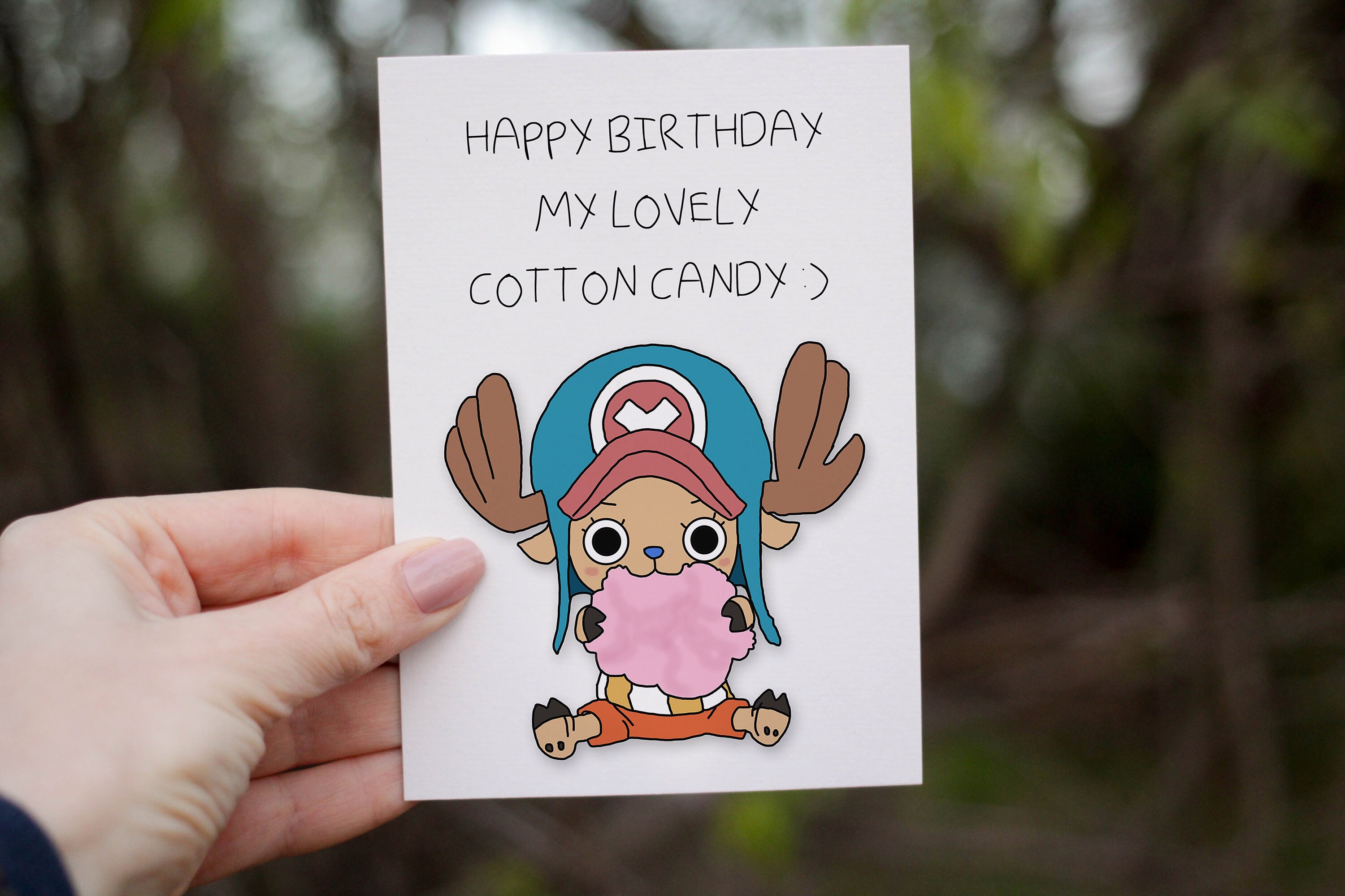 Anime Birthday Card, Anime Card, Anime Digital Card - Etsy