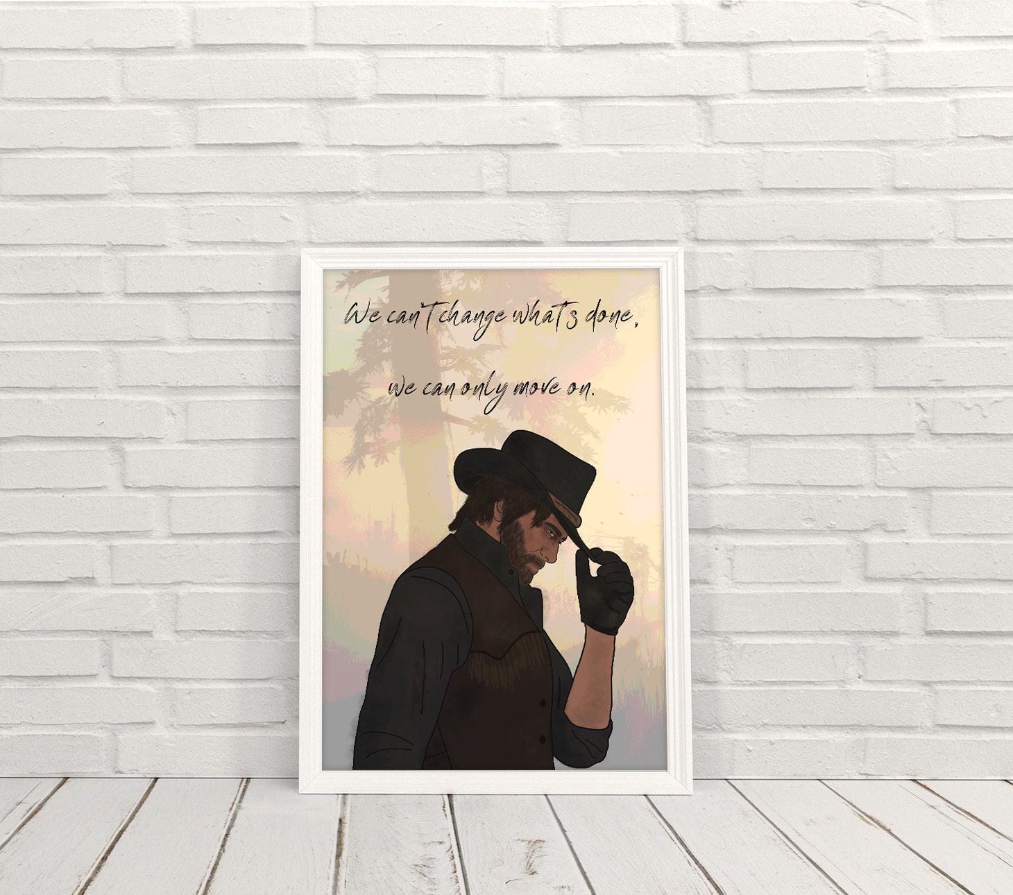 Arthur Morgan and John Marston (2) Canvas Wall Art Poster Living Room  Bedroom Office Wall Decor 30x45cm : : Home & Kitchen