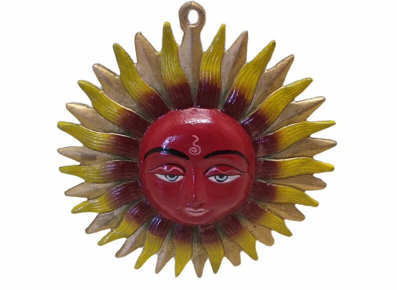Sun Wall Hanging Sun God Wall Art Home & Office Wall Decor Etsy UK