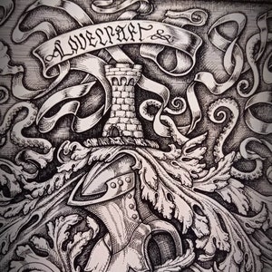 Lovecraft  Arms  - Original Heraldic Art - George Shinas Heraldist