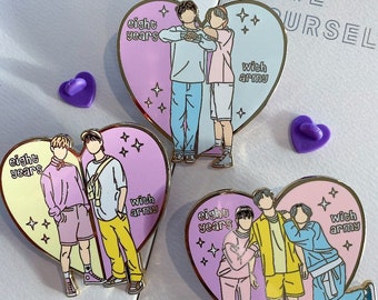 BTS♡ARMYピンバッジ BTS Army X Stitch and Angel - Etsy