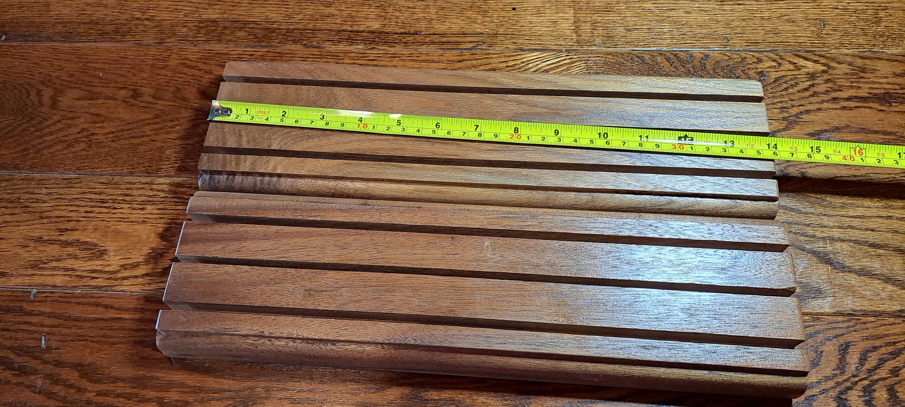 Black Walnut Wooden Sewing/quilting Ruler Rack Organizer Etsy