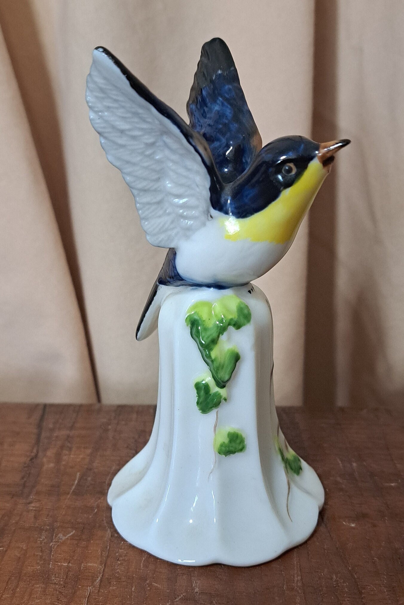 ARDALT 置物 人形 女性 首振り 花器 鉢 陶器 2点 レトロ ビンテージ