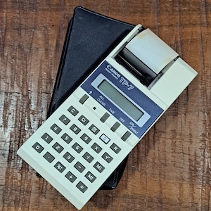 Canon TP-7 Pocket Printing Calculator with Case