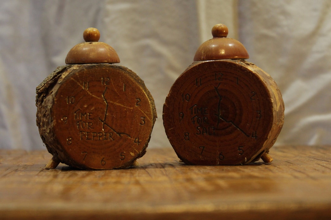 Salt Clock Wooden Clock