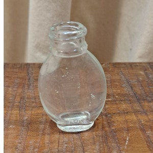 Bayer Aspirin Clear Glass Bottle, Vintage