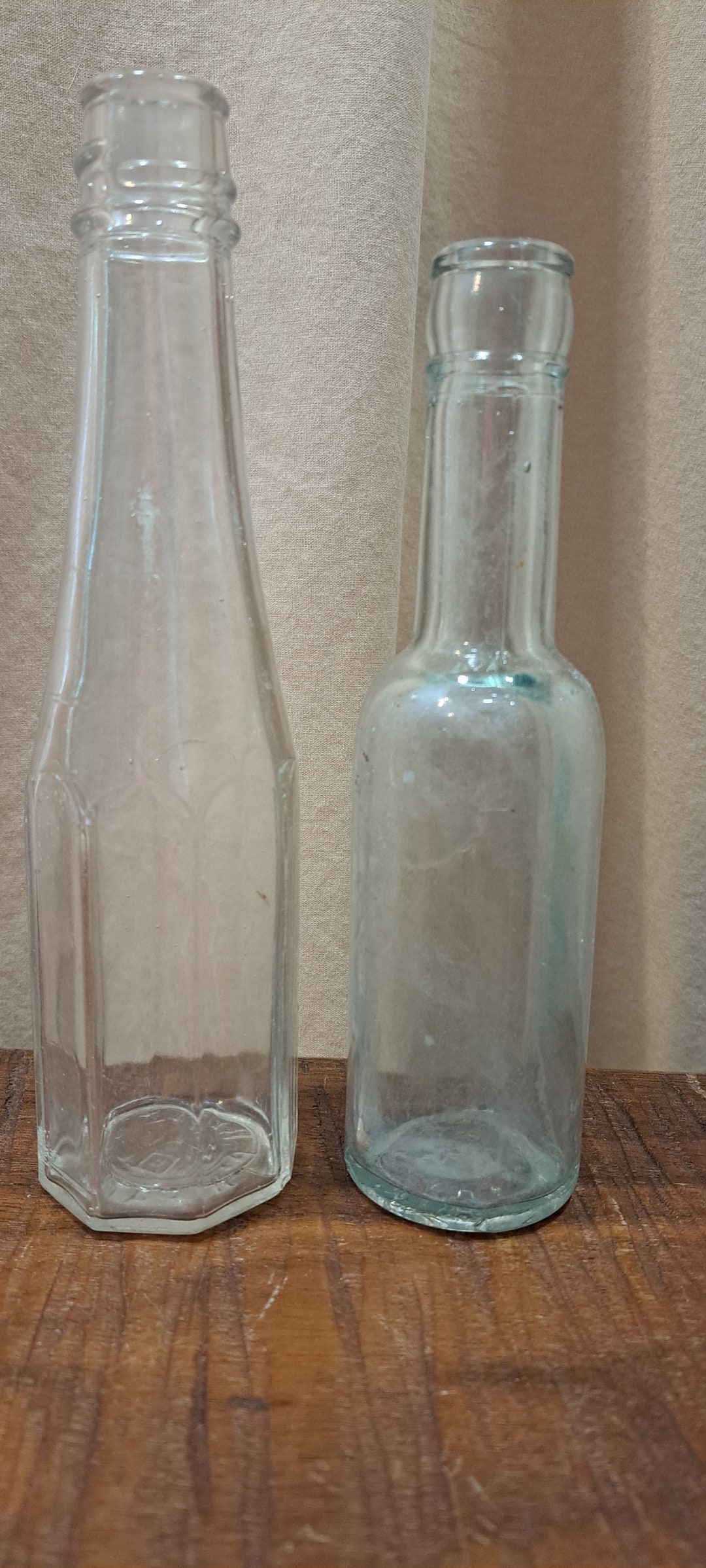 Vintage HJ Heinz Glass Bottles 1920s and 1940s Etsy