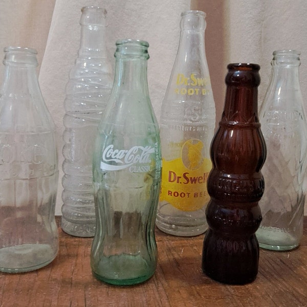 Vintage Soda Bottles, Vintage Pop Bottles, Vintage Coke/Pepsi Bottles