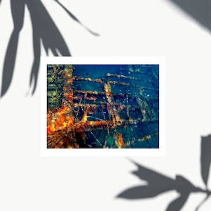 Sunken Ship Photography-Digital Download-Printable