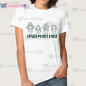Galen växtdame, kaktus, växter, kärlek, söt, kawaii, väggkonst, t-shirttryck, nedladdningsbar klippfil, Svg-filer för Cricut, Png, Dxf, SVG-fil bild 2