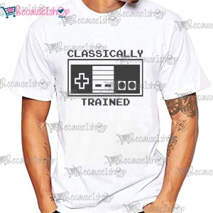 Classically Trained, Geek,Gamer,Gameboy,Controller, digital, cricut,EPS file, Downloadable Cut File, Svg files for Cricut, Png, Dxf,SVG File image 4