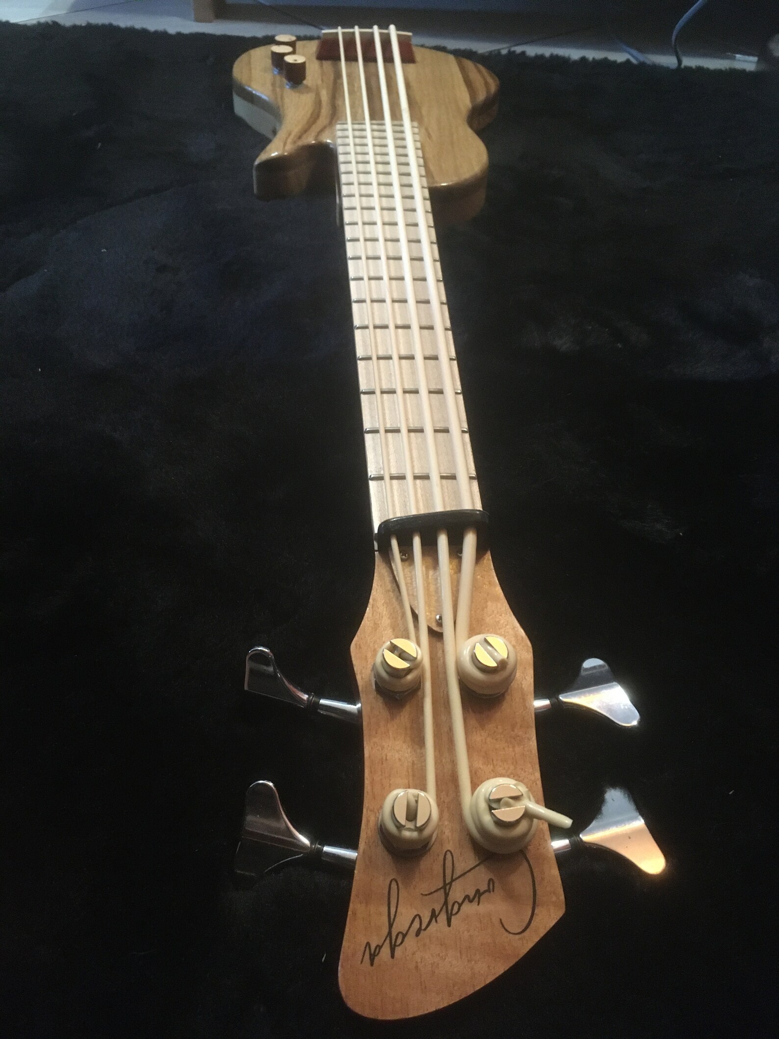 Ukulele Bass Solid Body Hand made Etsy
