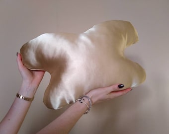 Anti Wrinkle Pillow, Anti Acne Cushion, Anti Aging For Beauty Sleep, Extensions Eyelashes Luxury Satin Pillow Comfort Side Sleep