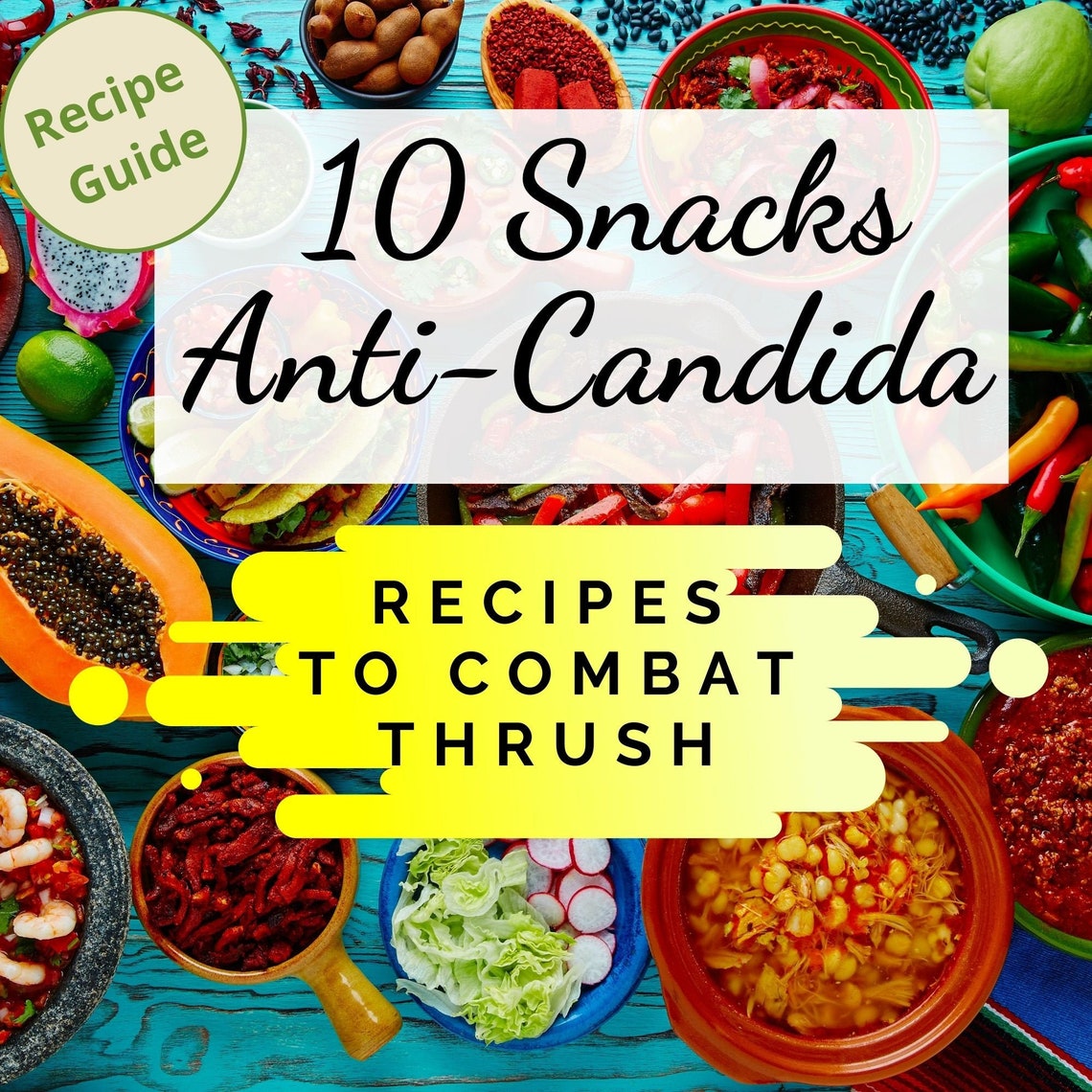 10 AntiCandida Recipes Snacks Recipe Guide Recipe Book Etsy