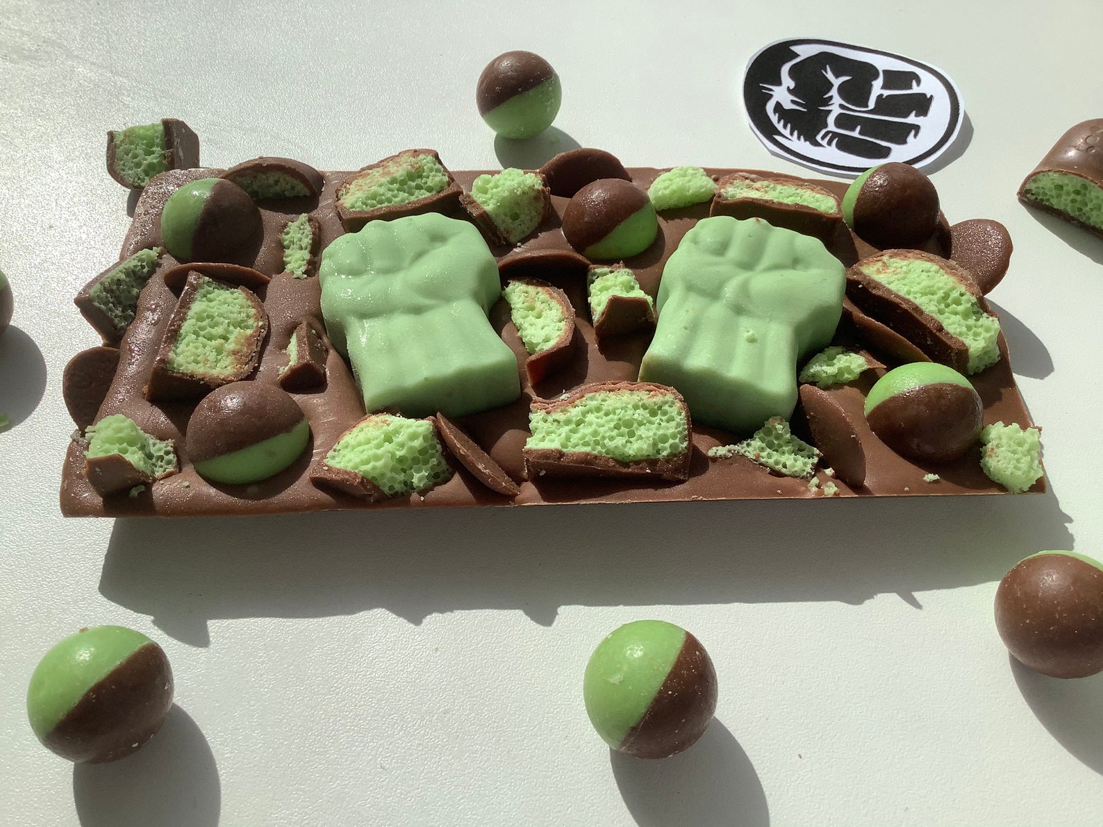 Chocolate / Disney Chocolate / The Hulk / Slab / Avengers/ Etsy