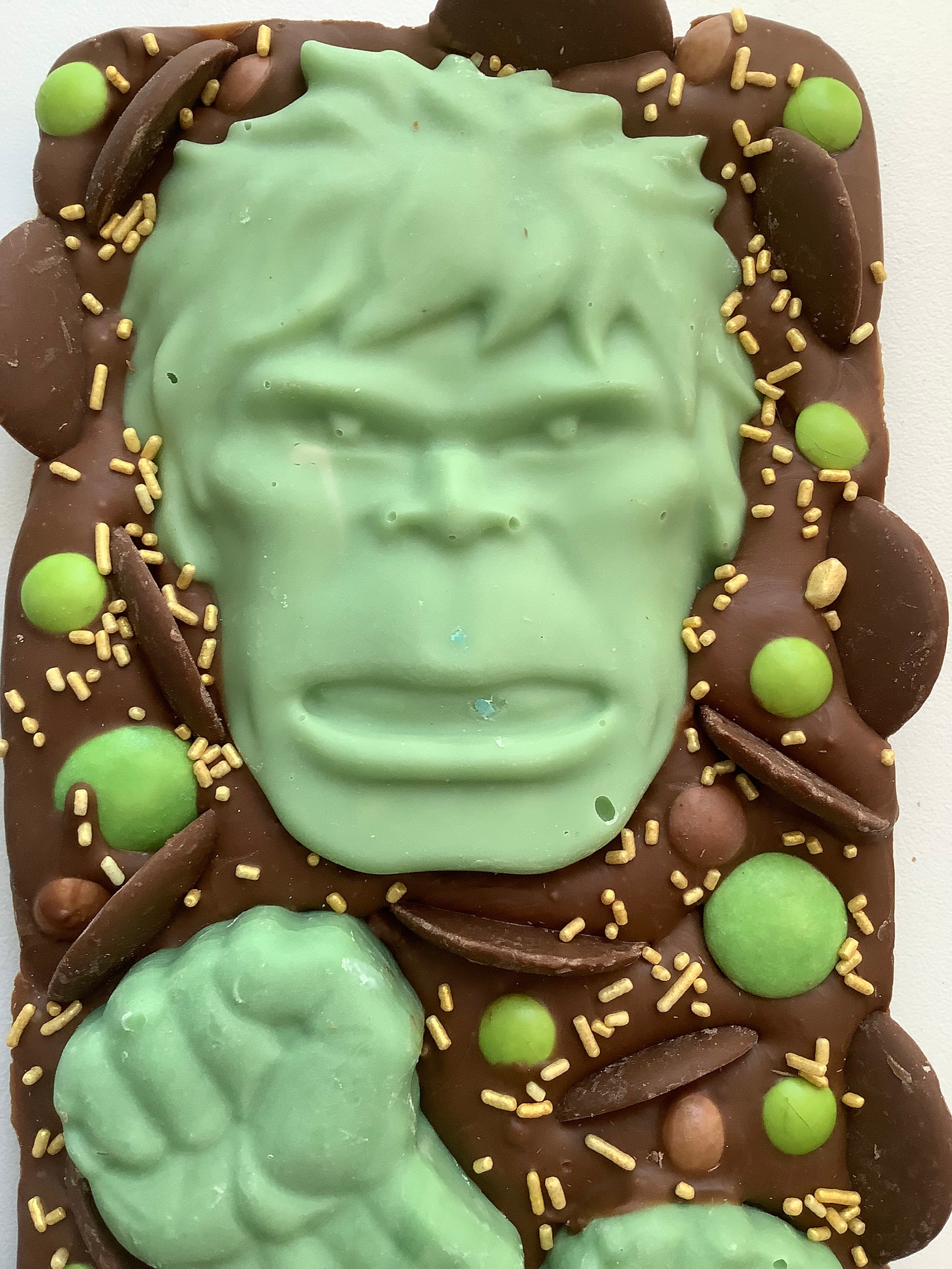 Chocolate / Disney Chocolate / The Hulk / Slab / Avengers/ Etsy